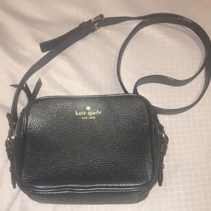 Kate Spade - Black crossbody with dual pockets